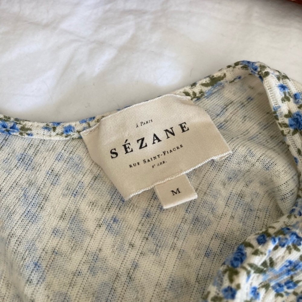 Sezane cotton blouse - Picture 3 of 6